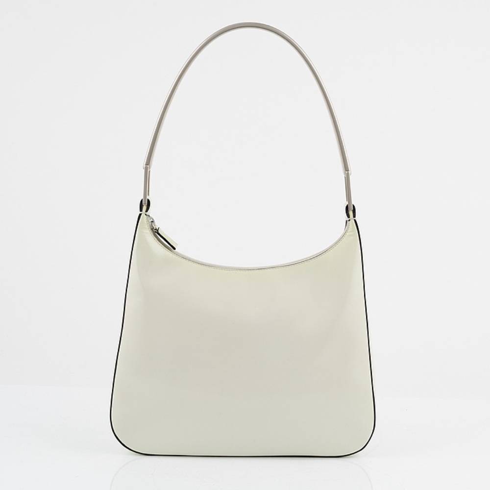 Prada white leather bag